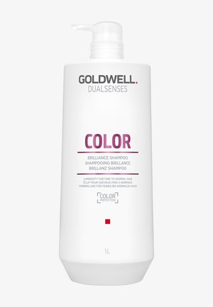 Goldwell Dualsenses Color Brilliance Shampoo-Flasche mit Pumpe, 1 Liter, für feines bis normales coloriertes Haar.