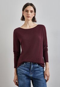 Street One PULLOVER - Strickpullover - rot