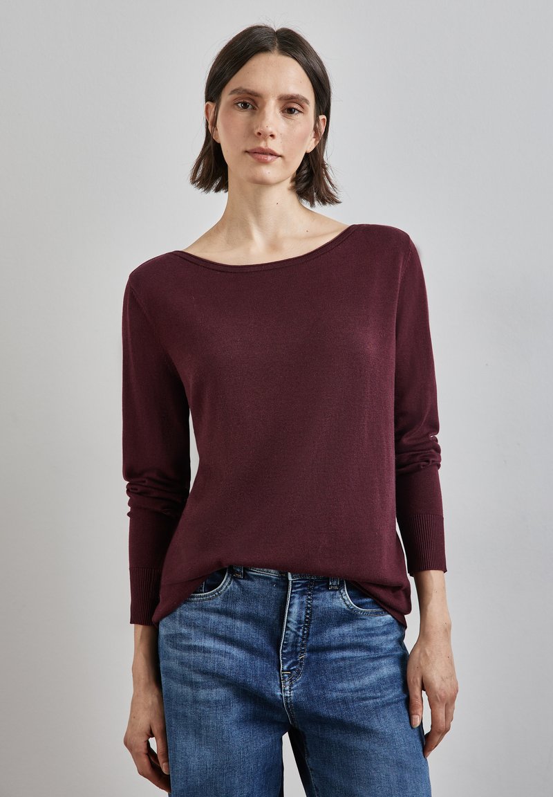 Street One PULLOVER - Strickpullover - rot