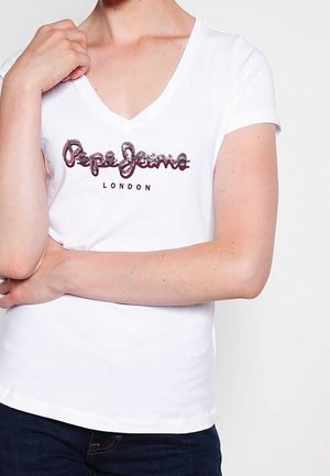 Pepe Jeans Print T-shirt - white