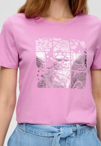 s.Oliver FOLIEN - T-shirt print - rosa