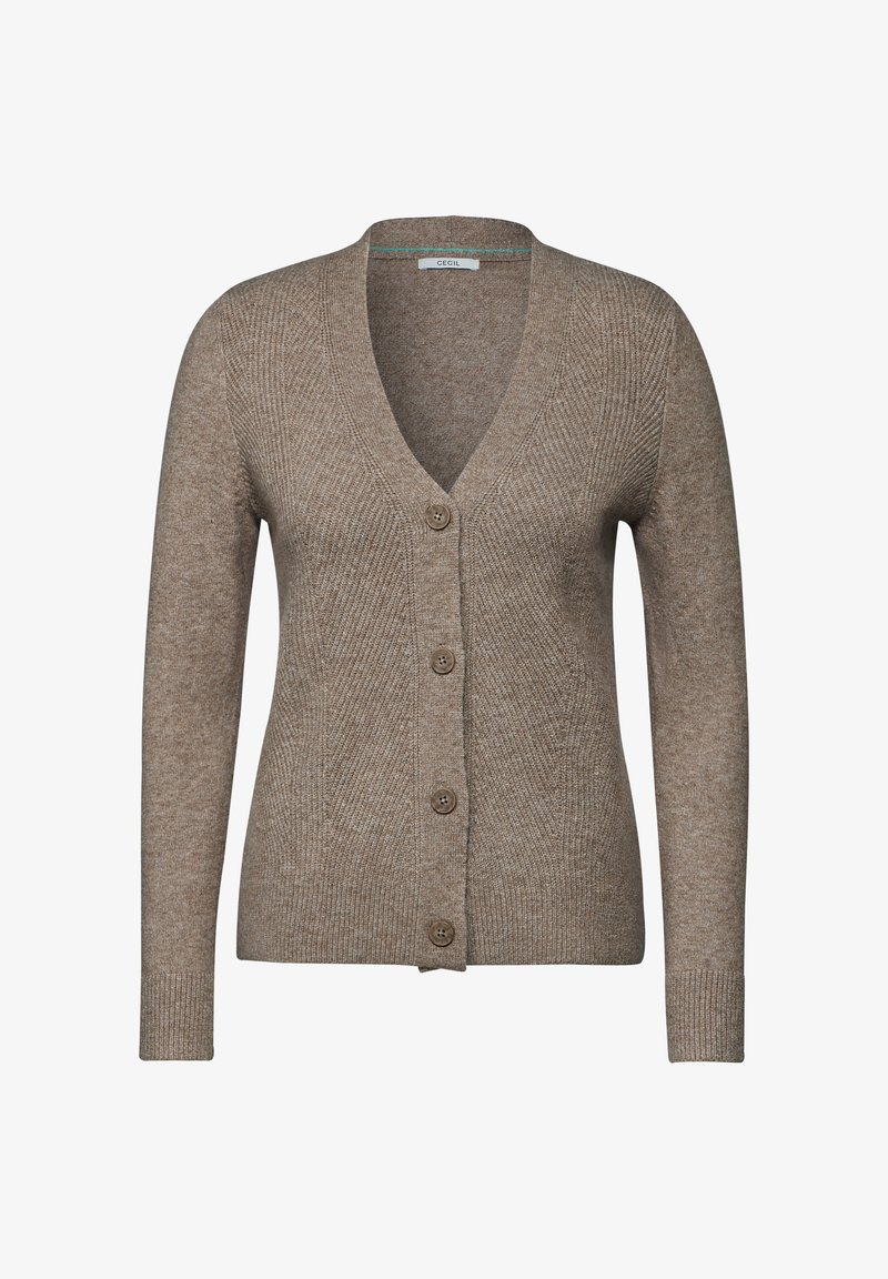 Cardigan Sweaters Cardigan Dunkelbraun Cecil Cardigan Braun