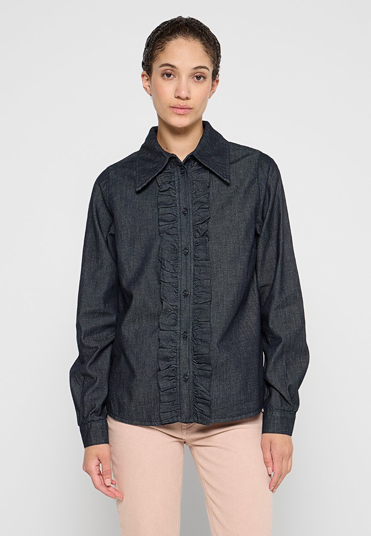 Tomorrow Overhemdblouse donkerblauw Tomorrow Overhemdblouse donkerblauw