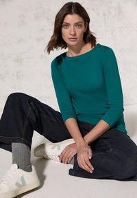 Cecil UNIFARBE - Langarmshirt - grün