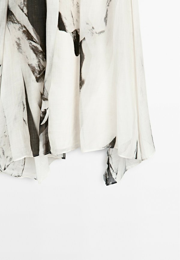 FLOWING MARBLE MIDI  - A-line skirt2
