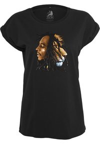 Mister Tee T-shirt med print - black