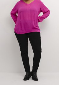Kaffe Curve Bluse - mottled pink
