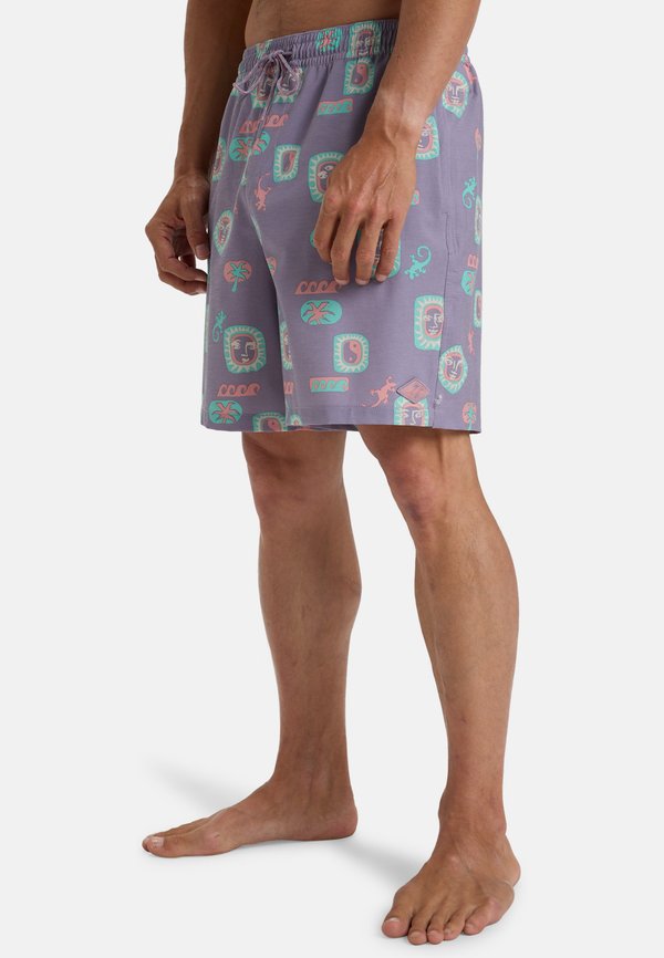 WASTED TIMES LB - Swimming shorts - purple ash3