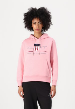 ARCHIVE SHIELD HOODIE - Φούτερ - geranium pink