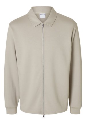 Selected, SLHEMANUEL  - Mikina na zip - pure cashmere