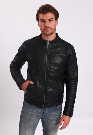 Lee Cooper BUGLEM - Faux leather jacket - black
