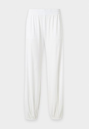 Norma Kamali, BOYFRIEND PUFF PANT - Trousers - snow white