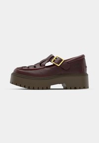 STONE STREET MARY JANE - Scarpe con plateau - burgundy