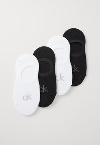 Calvin Klein Underwear WOMEN HIGH CUT ECOMM 4 PACK - Ankelsokker - white/black