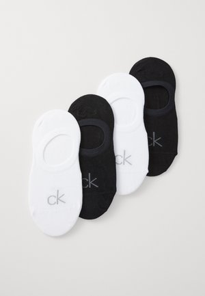 Calvin Klein Underwear WOMEN HIGH CUT ECOMM 4 PACK - Socquettes - white/black