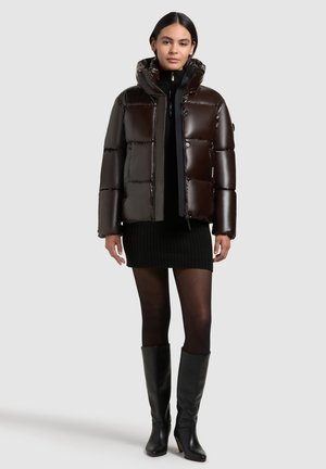 Winter jacket - moody plum