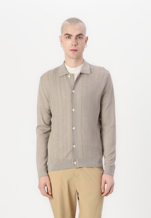SLHTRAY CARDIGAN - Gilet - beige