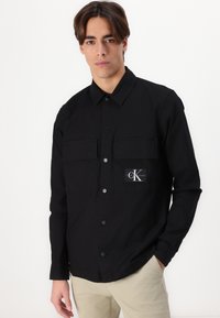 Calvin Klein Jeans CARGO OVERSHIRT - Overhemd - black