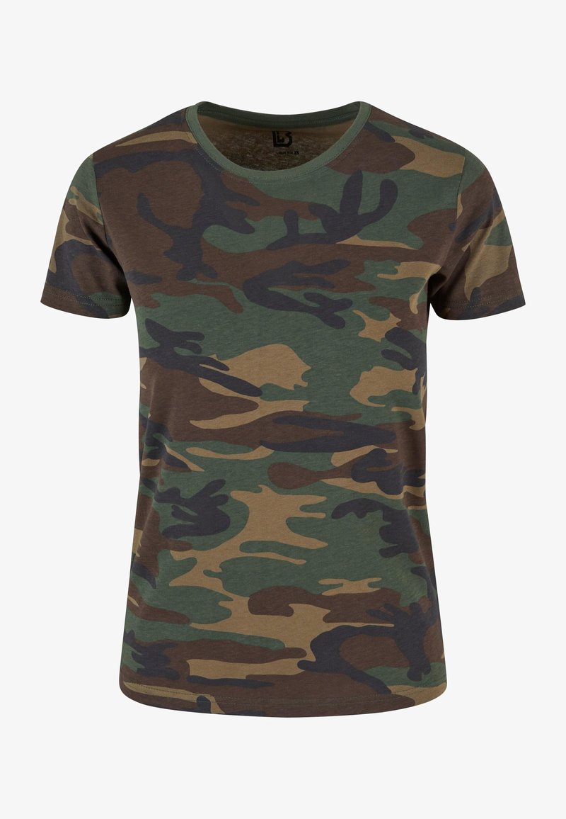 Brandit T-shirts med print - woodland