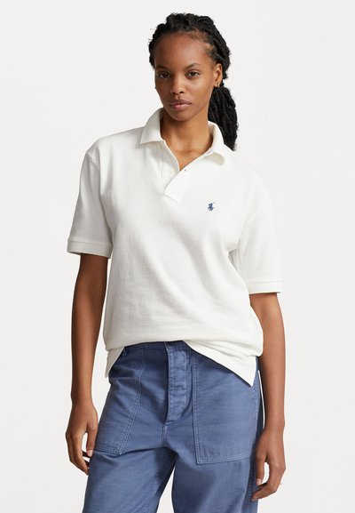 Polo Ralph Lauren ORIGINAL FIT MESH POLO SHIRT UNISEX - Πόλο - deckwash white