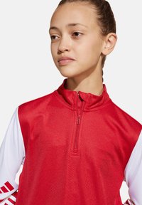 adidas Performance SQUADRA HALFZIP - T-shirt à manches longues - rotweiss