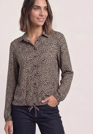 Street One, LANGARM SHIRT MIT KRAGEN UND KNOPFLEISTE - Chemisier - black