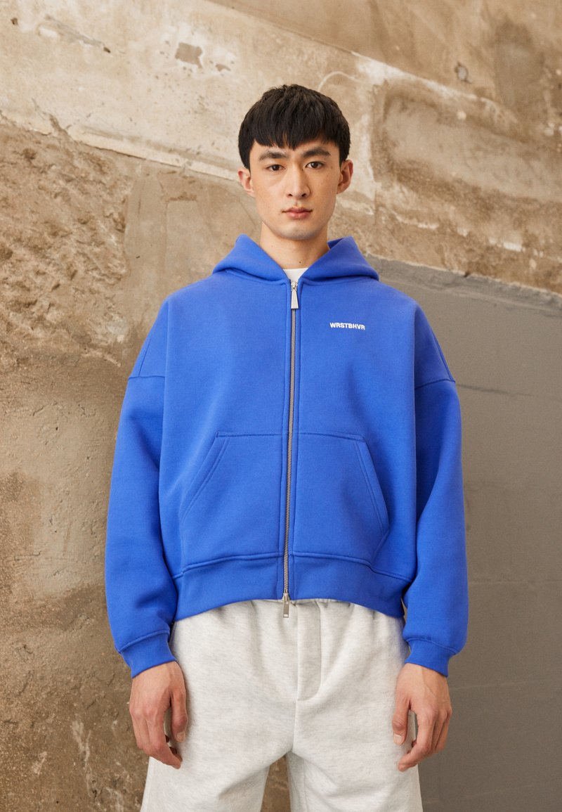 WRSTBHVR DIAGO HOODED ZIP JACKET UNISEX Sweatjacke dazzling blue