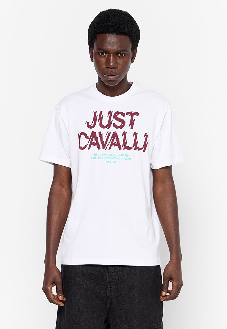 Just Cavalli T-shirt print wit Just Cavalli T-shirt print wit
