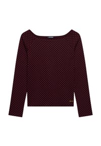No seleccionado, port red polka dot