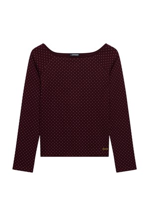 Superdry & Co, SUPERDRY - Jumper - port red polka dot
