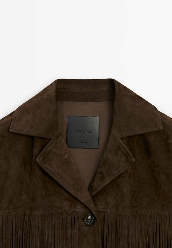 WITH FRINGING - Leather jacket3