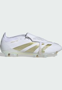 adidas Performance PREDATOR ELITE FT FG - Futbola apavi, cieta zeme - cloud white   gold metallic   cloud white