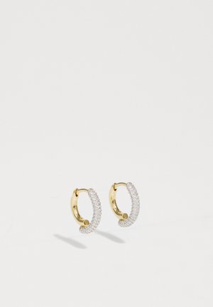 Otiumberg SMALL CHAOS HOOPS - Ohrringe - yellow gold-coloured