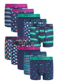 Non sélectionné, navy spot stripe