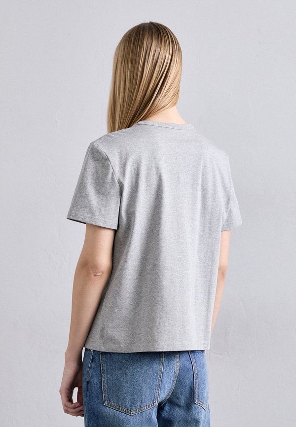 CRYSTAL LOGO - Print T-shirt - silver gray melange4