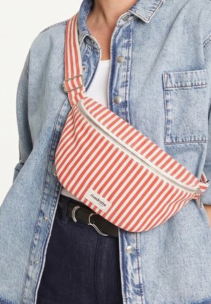 Rivedroite Paris, RIVEDROITE PARIS THE LARGE WAIST BAG CUSTINE - Sac banane - red stripped