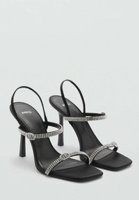 Mango High heeled sandals - black