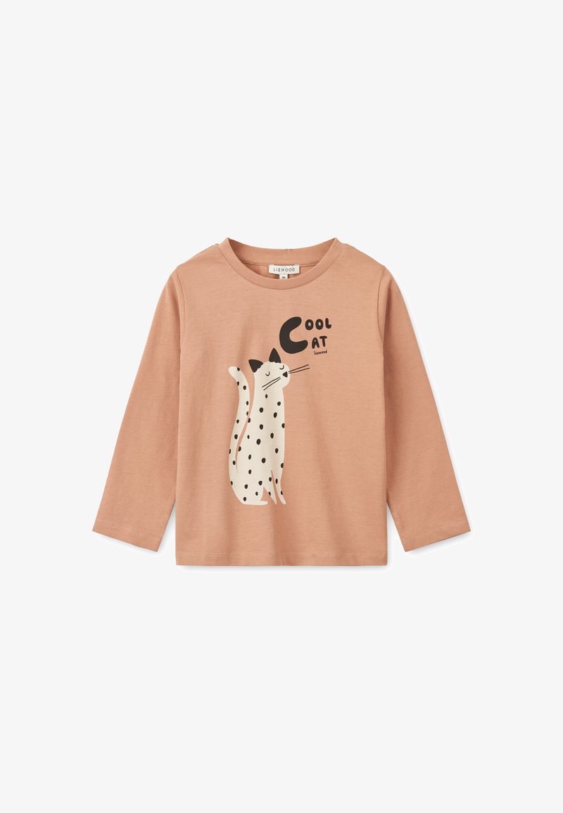 Liewood APIA PLACEMENT LONGSLEEVE UNISEX - Majica kratkih rukava s printom - tuscany rose