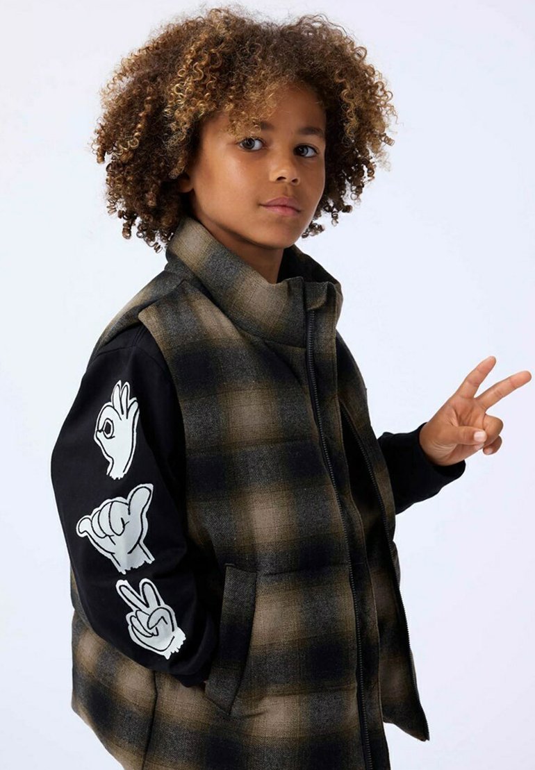 Molo HEIKE - Bodywarmer - bark check