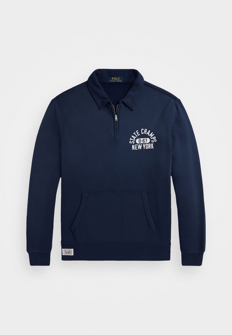 Polo Ralph Lauren CREST FLEECE COLLARED SWEATSHIRT - Felpa - cruise navy