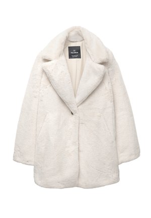 PULL&BEAR WITH LAPEL COLLAR - Vinterfrakke - white