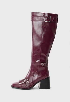 Z TOWN - Bottes à talons hauts - dark cherry