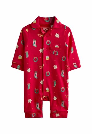 CHRISTMAS ALL-IN-ONE - REGULAR FIT SET - Pizsamák - red christmas