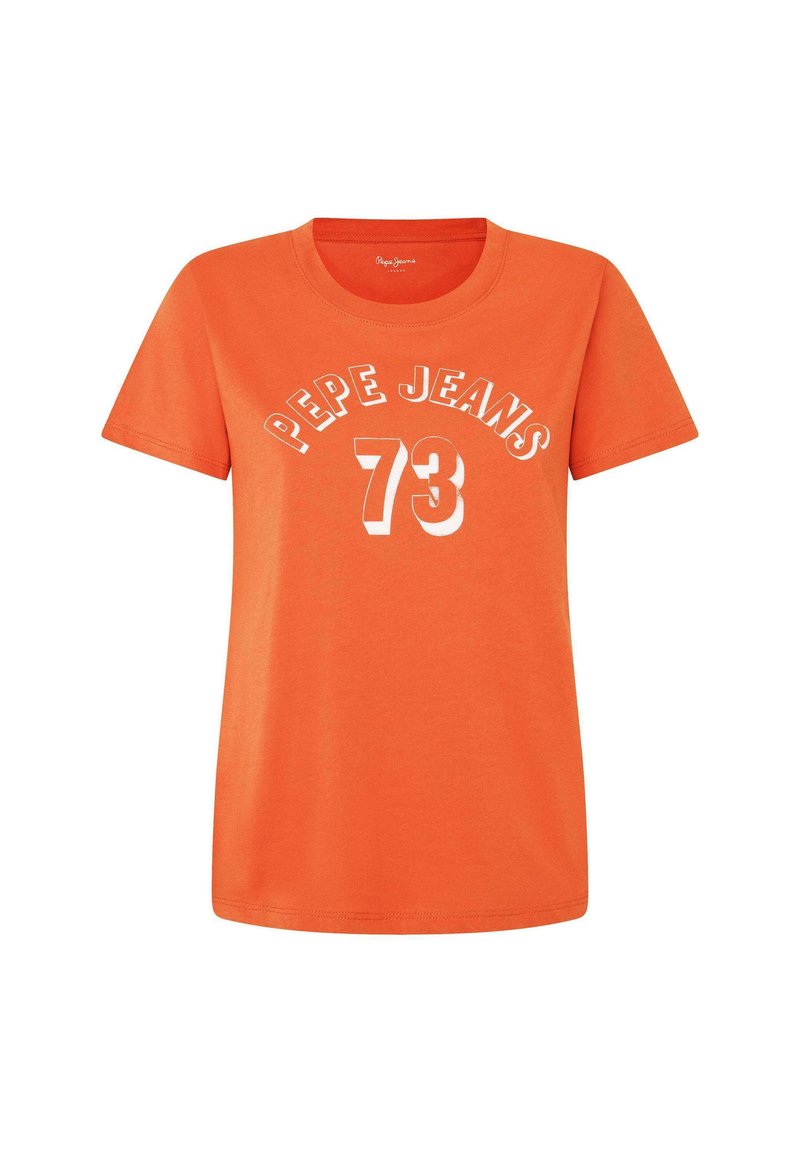 Pepe Jeans T-shirt print oranje Pepe Jeans T-shirt print oranje