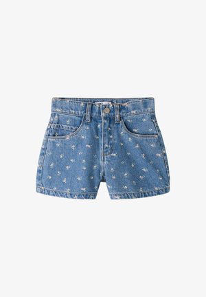 Name it, NKFPROSE HW MOM AOP DNM SHORTS 8006-IM - Short en jean - light blue denim