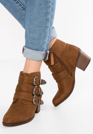 Dorothy Perkins Stivaletti texani / biker - brown
