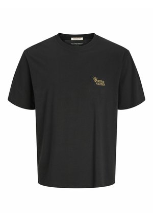 Trükipildiga T-särk - black