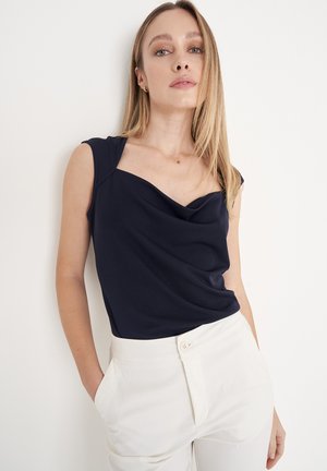 Camomilla Italia TULLIO - Blouse - blue plain