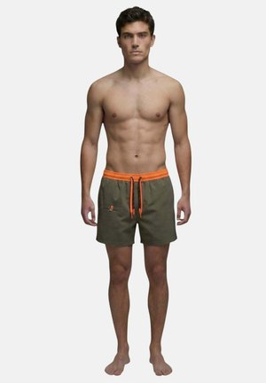 Saē, SHORT DE BAIN AKKA VERT OLIVE HOMME - Short de bain - vert olive