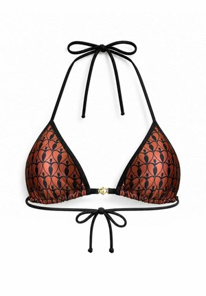 Elena Di Cuori, ICONIC MONOGRAM TRIANGLE - Haut de bikini - marrone
